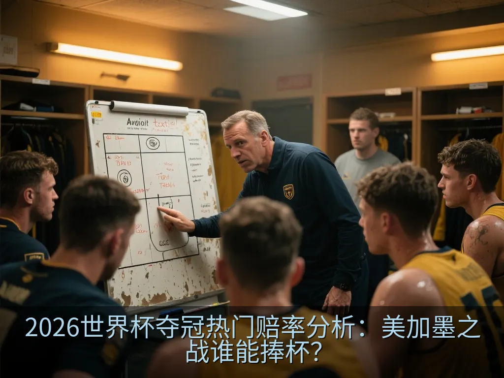 足球战术板与比赛走势分析示意图